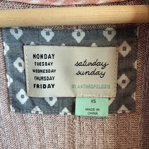 Anthropologie Saturday Sunday Acadia Cloudfleece Cardigan XS - Picture 3 of 10